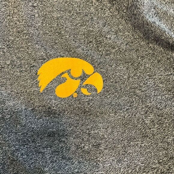 Iowa Hawkeyes Women’s Under Armour Fitted,  Full Zip. Heather Grey. L - Picture 4 of 10